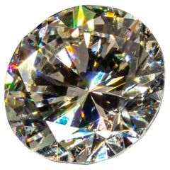 GIA Certified 0.48 Carat Brilliant Cut Natural Diamond, J Color, VS2 Clarity