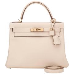 Hermes Parchemin Swift Kelly 28cm Gold Hardware