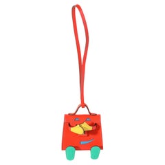 Hermès Capucines Tadelakt & Multicolor Chévre Mysore Quelle Idole Bag Charm