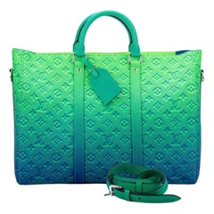 Vuitton Abloh Illusion Leather Keepall Nuovo in Scatola