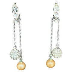 Orecchini a clip con perle vintage