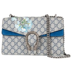 Gucci blu GG BLOOMS SUPREME DIONYSUS SMALL Borsa a tracolla