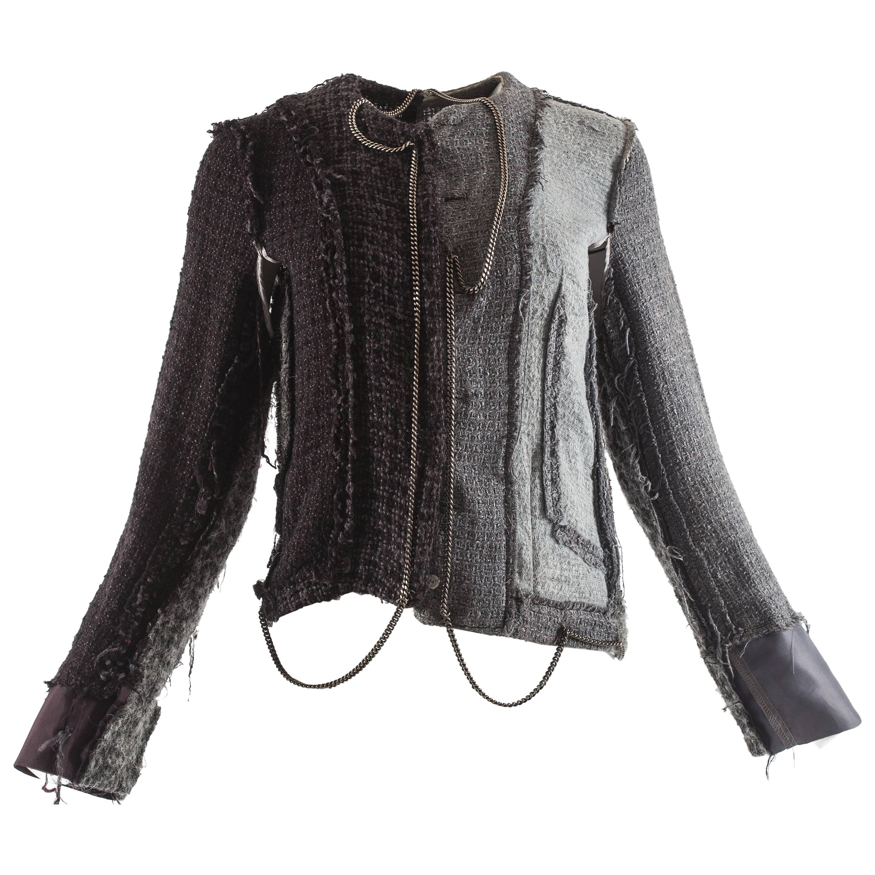 Maison Martin Margiela Autumn-Winter 2005 inverted jacket with metal chains 