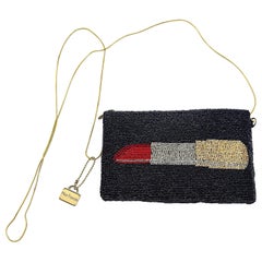 Mary Frances 2000s Lipstick East West OR North South Vintage Crossbody Clutch