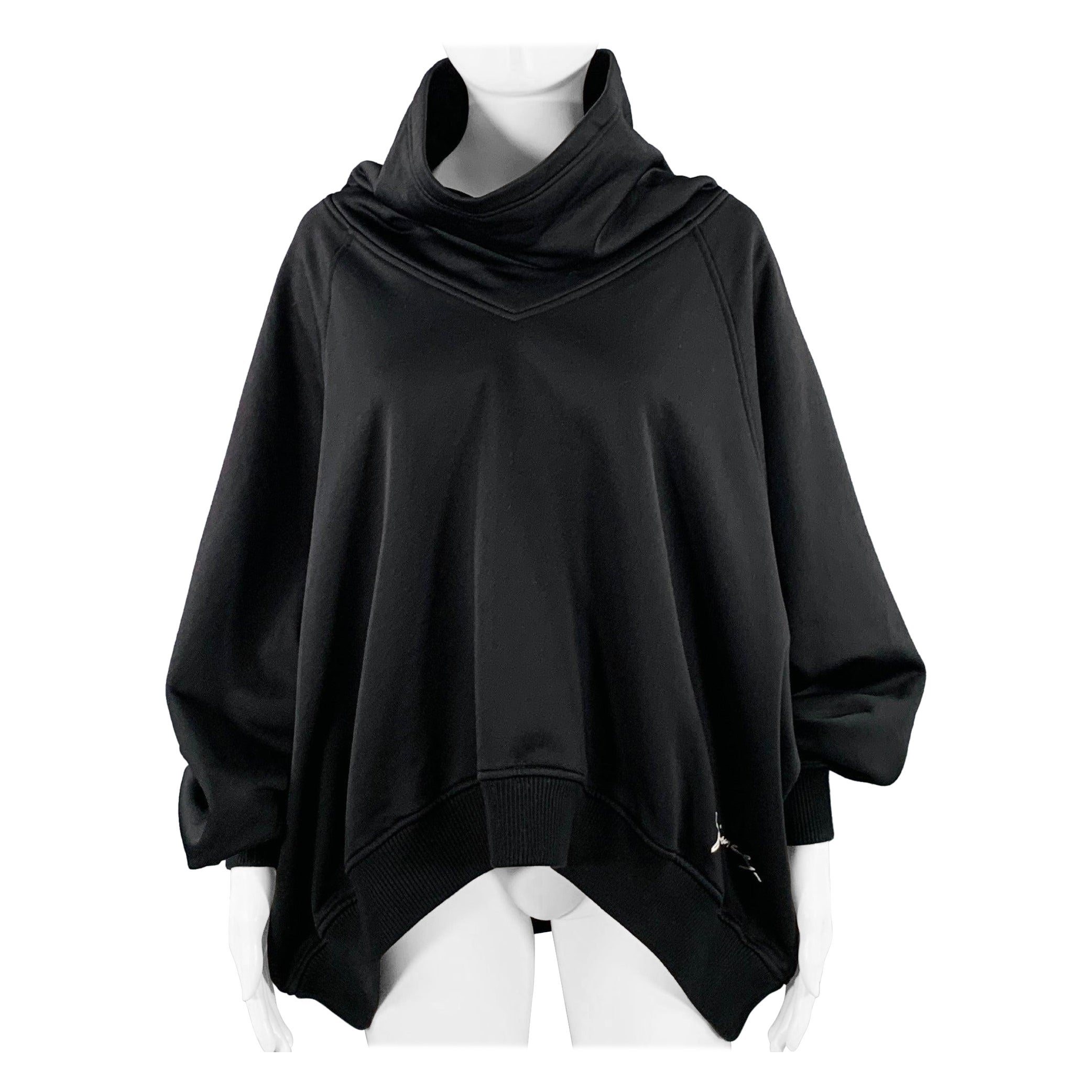 GIVENCHY Taglia XS Top casual oversize in cotone e poliammide nero