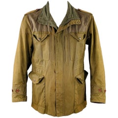 BARBOUR x TO KI TO Limited Edition Size XL Brown Waxed Cotton Large Pockets Jacket