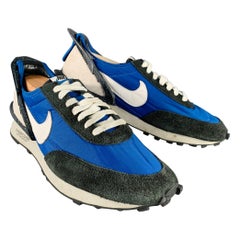 UNDERCOVER x NIKE Size 10.5 Black Blue Color Block Nylon Lace-Up Sneakers