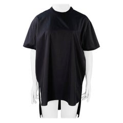 GIVENCHY Camiseta cuello redondo algodón negro talla L