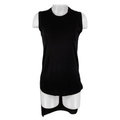 GIAMBATTISTA VALLI Taille XXS Robe en soie de viscose noire et tissus mélangés