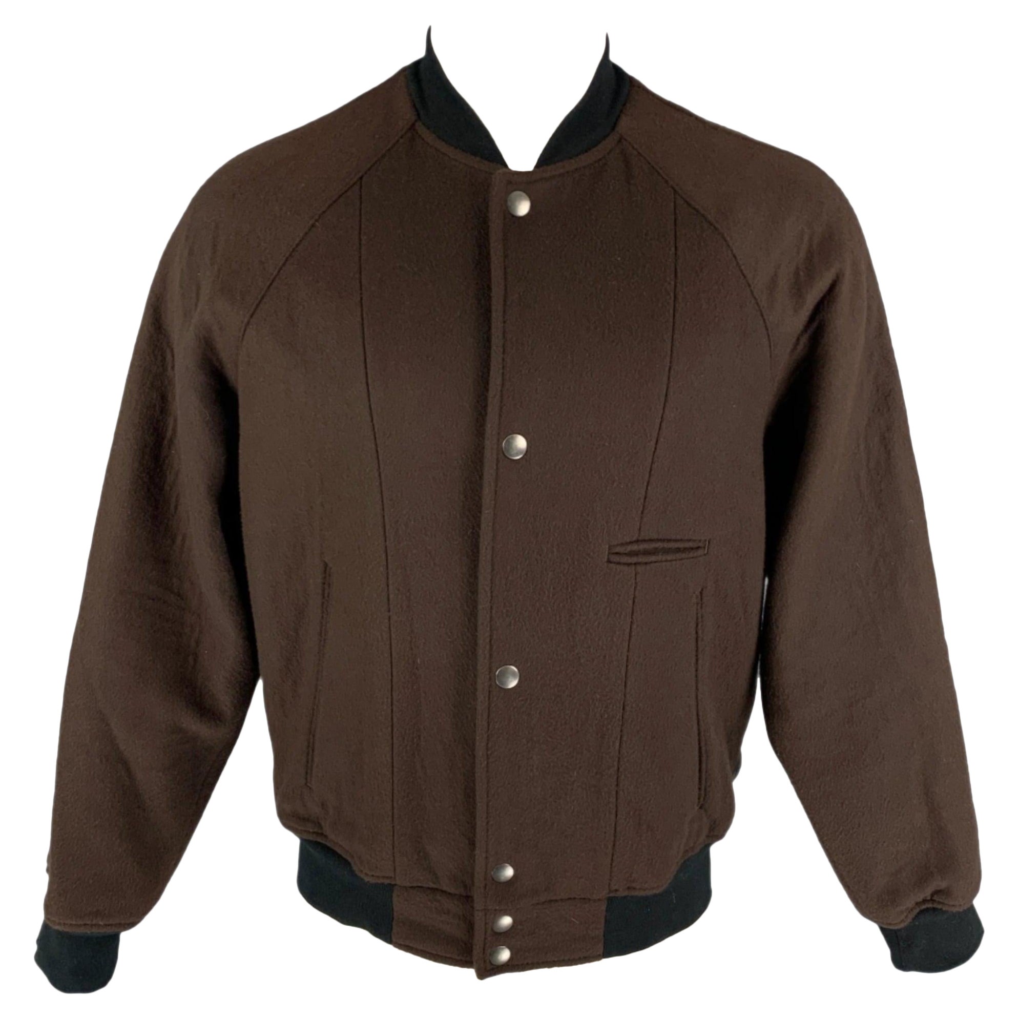 MARC JACOBS Giacca Bomber in misto lana marrone taglia 38