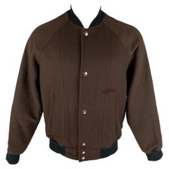 MARC JACOBS Giacca Bomber in misto lana marrone taglia 38