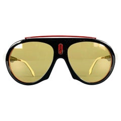 Lunettes de soleil en acétate CARRERA FLAG Guuho Black White Red Color Block