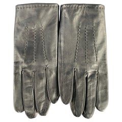 PAUL SMITH Größe M Schwarze Lederhandschuhe