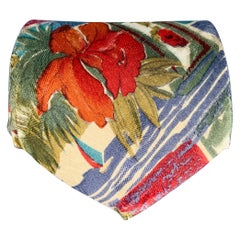 ERMENEGILDO ZEGNA Multi Color Floral Silk Tie