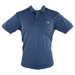 Polo en coton bleu LACOSTE taille S