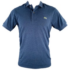 Polo en coton bleu marine LACOSTE taille S