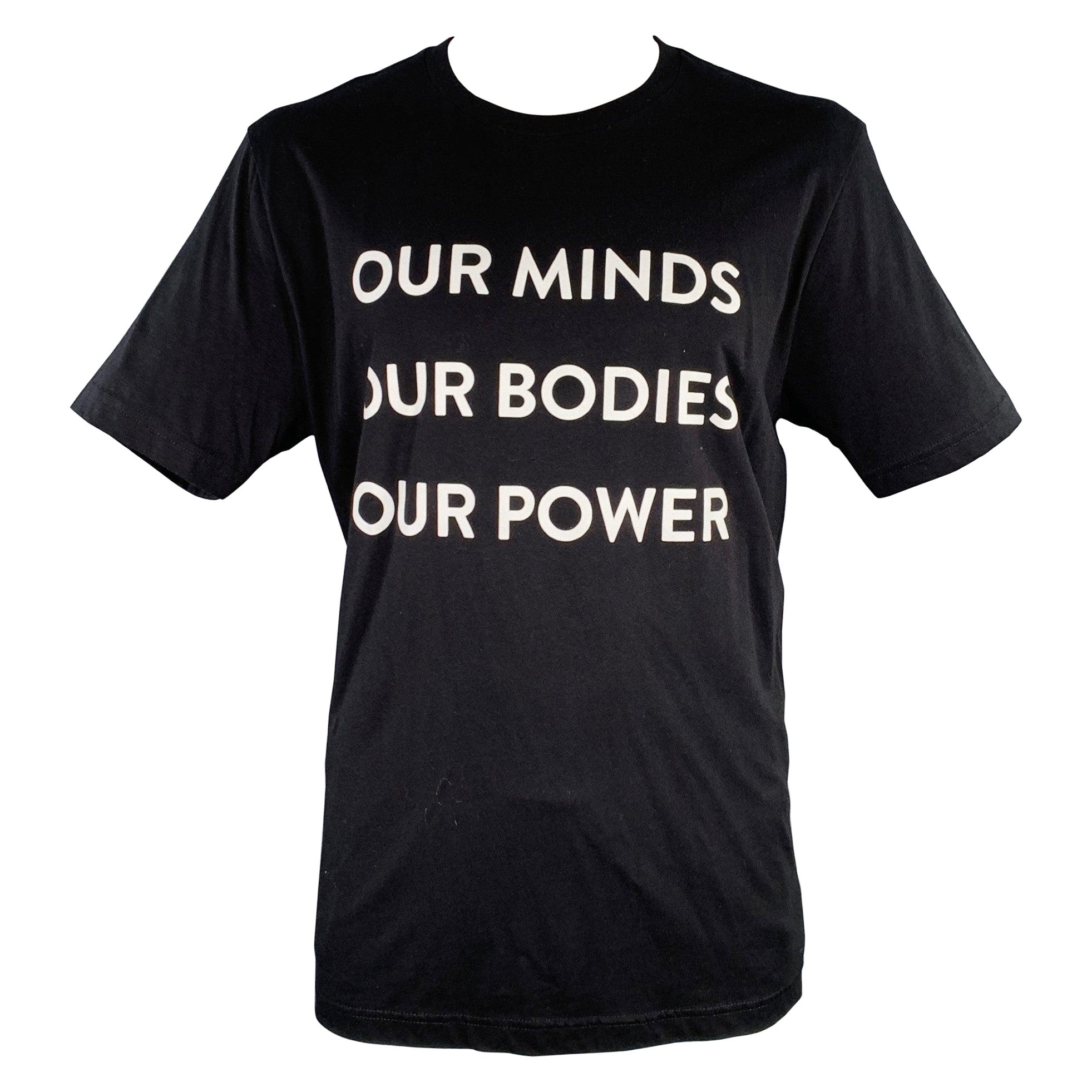 PRABAL GURUNG Size XXL Black White Cotton Short Sleeve T-shirt For Sale