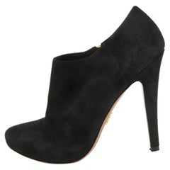 Prada Schwarz Wildleder Stiefelette Größe 37.5