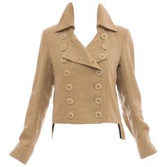 Dries Van Noten Double Breasted Hemp Jacket, Autumn - Winter 2005 1