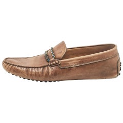 Tod's Mocasines Slip On Piel Marrón Talla 42.5