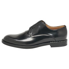 Fendi, pelle nera, scarpe da ginnastica taglia 43, Up&Up