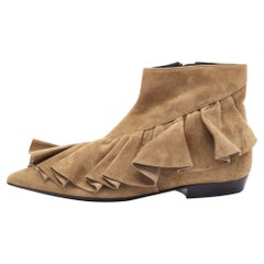 J.W.Anderson Brown Suede Pierce Ankle Length Stiefel Größe 36
