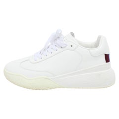 Baskets basses Loop en faux cuir blanc Stella McCartney, Taille 38