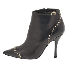 Dsquared2 Bottines cloutées en cuir noir Taille 40