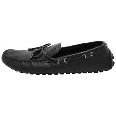 Louis Vuitton - Mocassini con fiocco in pelle nera - Taglia 43