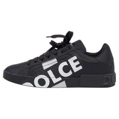 Dolce & Gabbana - Baskets basses Portofino en nylon noir - Taille 43