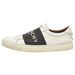 Givenchy White Leather Urban Street Slip On Sneakers Size 42