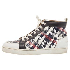Christian Louboutin Multicolor Leather Louis High Top Sneakers Size 42.5
