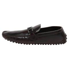 Louis Vuitton - Mocassini Hockenheim in pelle marrone taglia 44