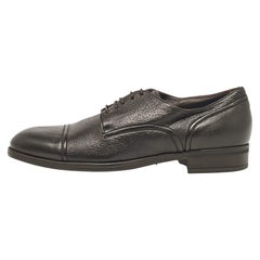 Ermenegildo Zegna Brown Leather lace Up Derby Size 40