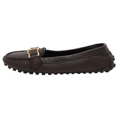 Louis Vuitton - Mocassini in pelle marrone Louis Vuitton Taglia 36