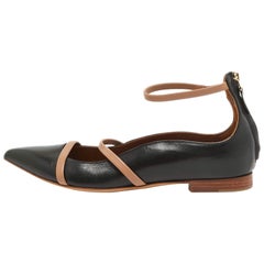 Malone Souliers Bailarinas Robyn Piel Negra Talla 37.5