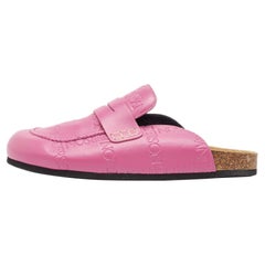 J.W.Anderson Mules de piel rosa talla 44