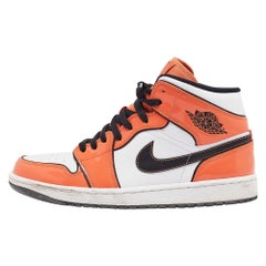 Zapatillas Air Jordans Charol Jordan 1 Mid SE Turf Naranja Talla 43