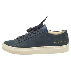 Common Projects - Sneakers Achilles in nabuk blu navy misura 37