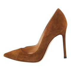 Gianvito Rossi Pumps in pelle scamosciata marrone Gianvito 105 Taglia 35