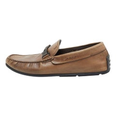 Tod's Mocassins en cuir Brown avec boucle Taille 41.5