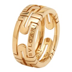 Bvlgari Parentesi 18k Yellow Gold Ring Size 52