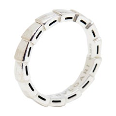 Anillo Bvlgari Serpenti Viper18k Oro Blanco Talla 54