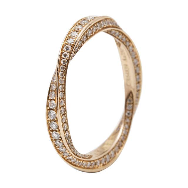 Graff Gold Rings Graff Vintage 18k Yellow Gold Diamond Cocktail Ring 1980s For Sale at ...