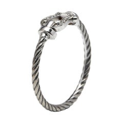 Fred Force 10 diamants, bague en or blanc 18 carats, taille 54