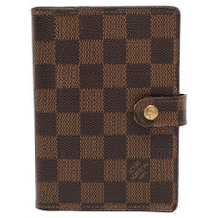 Louis Vuitton Damier Ebene Canvas Ring Agenda Cover