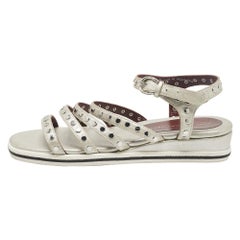 Marc by Marc Jacobs - Sandales à bride argentée, taille 36,5