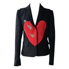 Schiaparelli Valentine Heart w/Arrow dress Jacket   New!