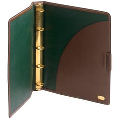 Gucci brown leather organizer holder