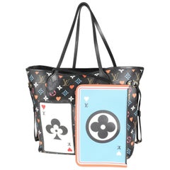 Louis Vuitton Schwarz Monogramm Multicolor Canvas Spiel auf Neverfull MM